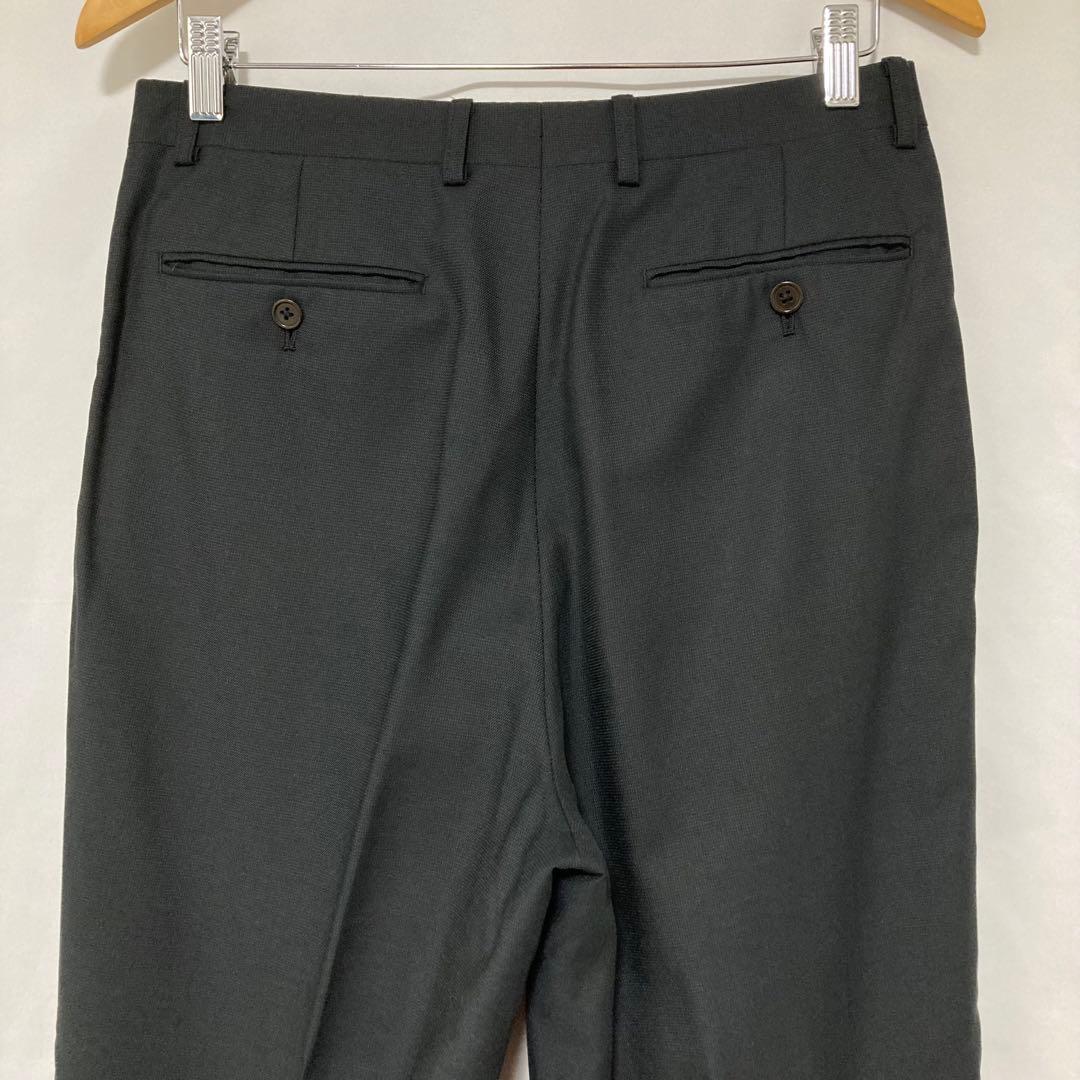 美品 Paul Smith スーツ L 3ボタン 2タック ポールスミス　黒