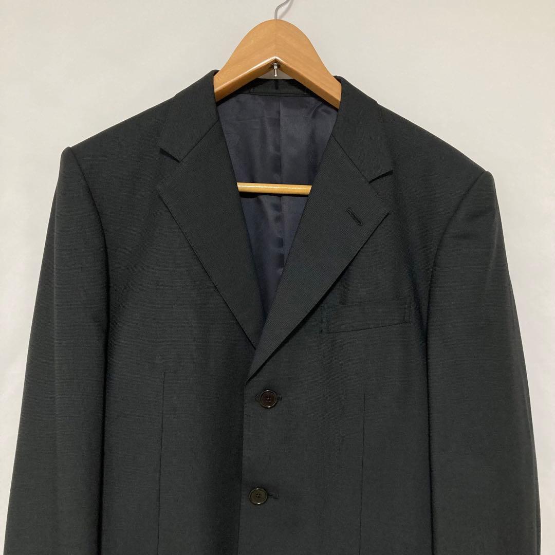 美品 Paul Smith スーツ L 3ボタン 2タック ポールスミス　黒