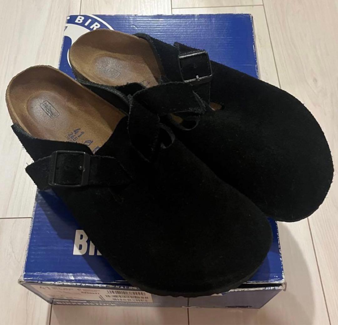 ビルケン　ボストン　ブラック　41 BIRKENSTOCK.BOSTON.