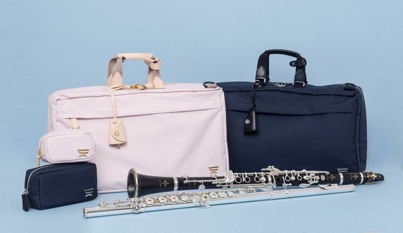 山野楽器 サマンサタバサ コラボ クラリネット バッグ ネイビー