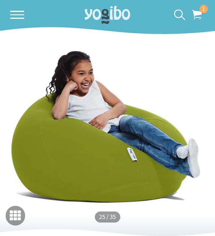 【匿名発送不可】Yogibo Drop/ヨギボードロップ　ライムグリーン