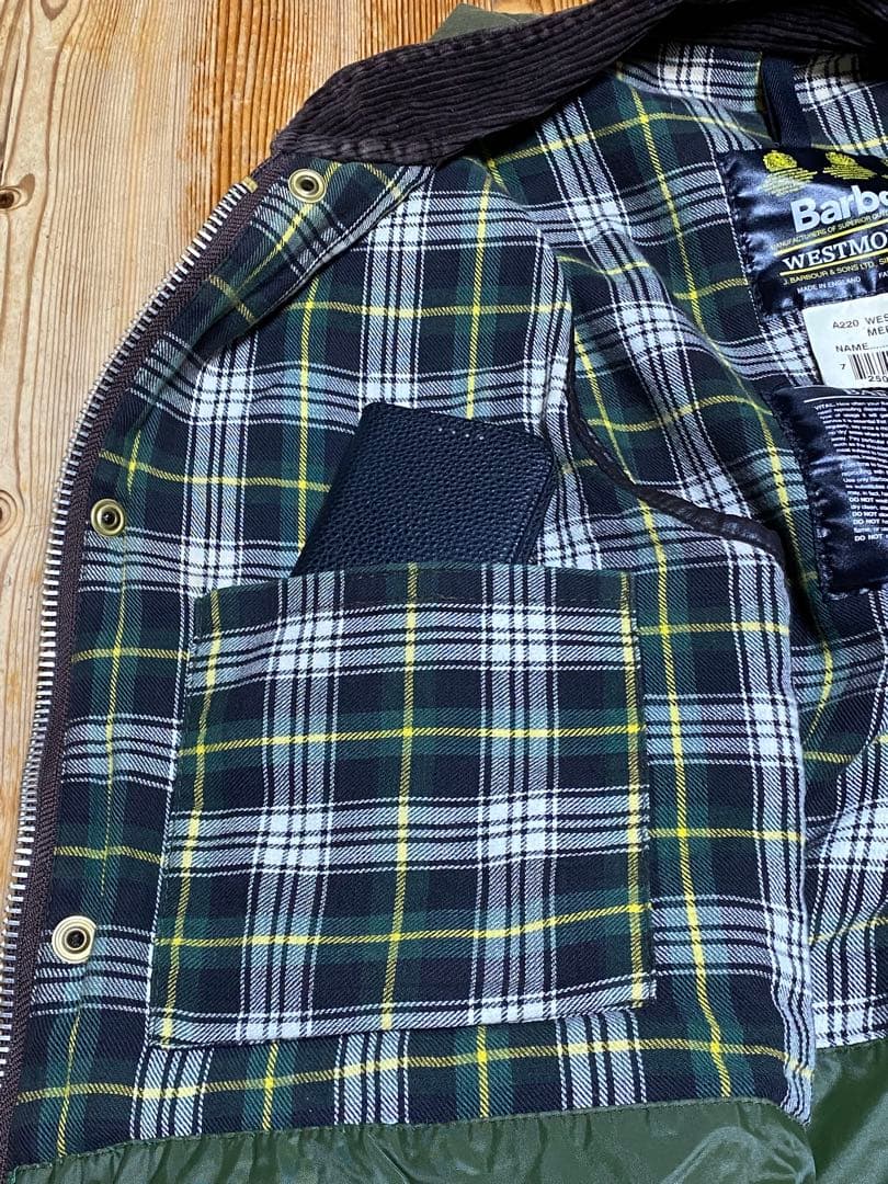 Barbour UK製 WESTMORLAND ベスト付属品付　期間限定値引中
