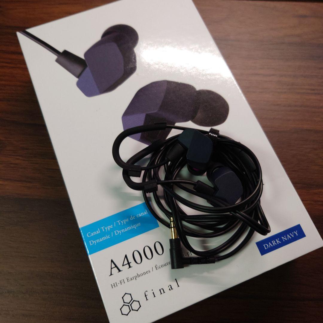 final A4000 イヤホン