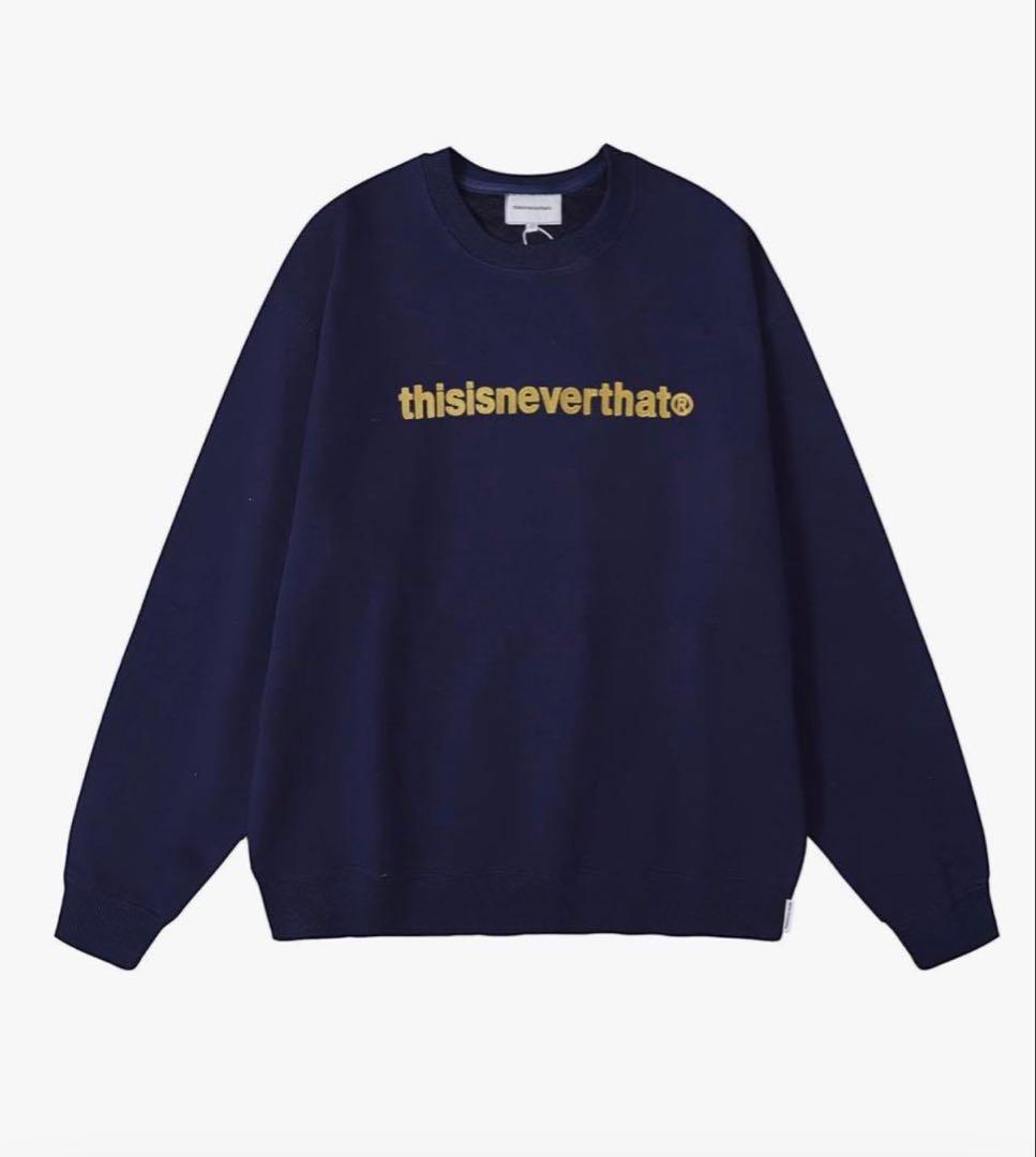 thisisneverthat® ネイビー スウェット M ネバザ