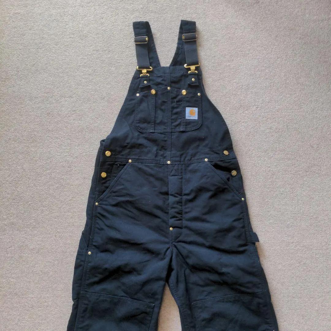 カーハート UFCW USA製 オーバーオール ダブルニー W34 キルティング