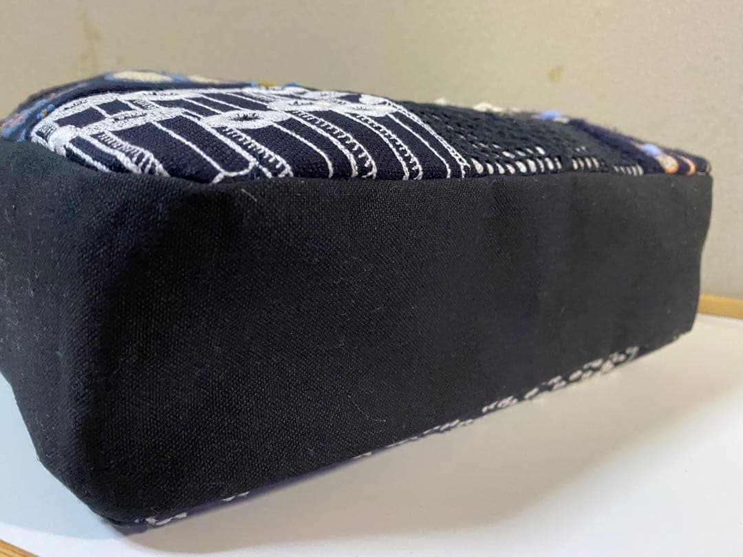 ミナペルホネン　ハンドメイド　ミニボストンバック