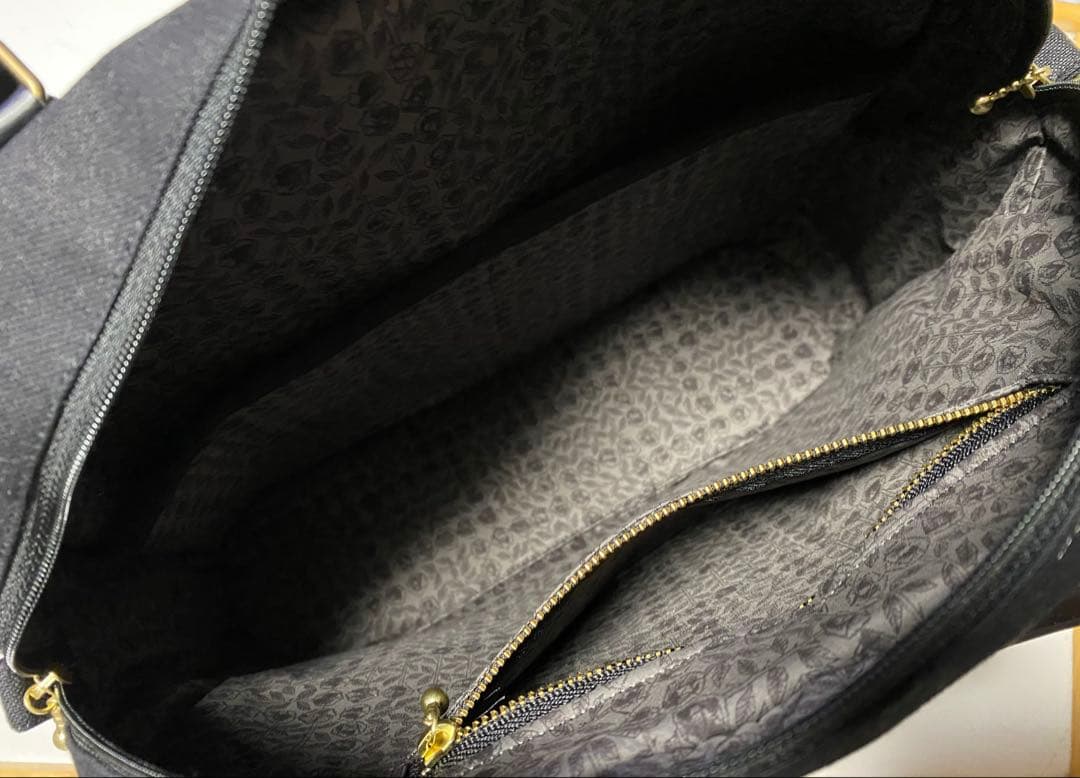 ミナペルホネン　ハンドメイド　ミニボストンバック