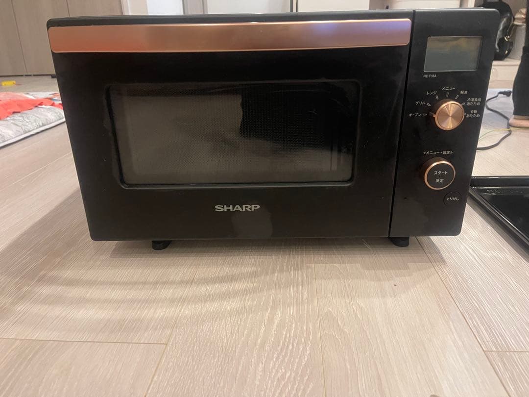 SHARPスタイリッシュオーブンレンジ 18L RE-F18A-B 2020年製