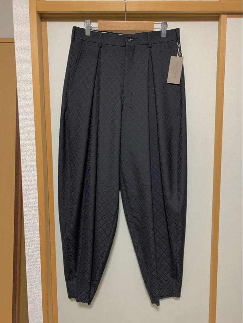 コムデギャルソンオムプリュス　21AW ボックスプリーツ　パンツ