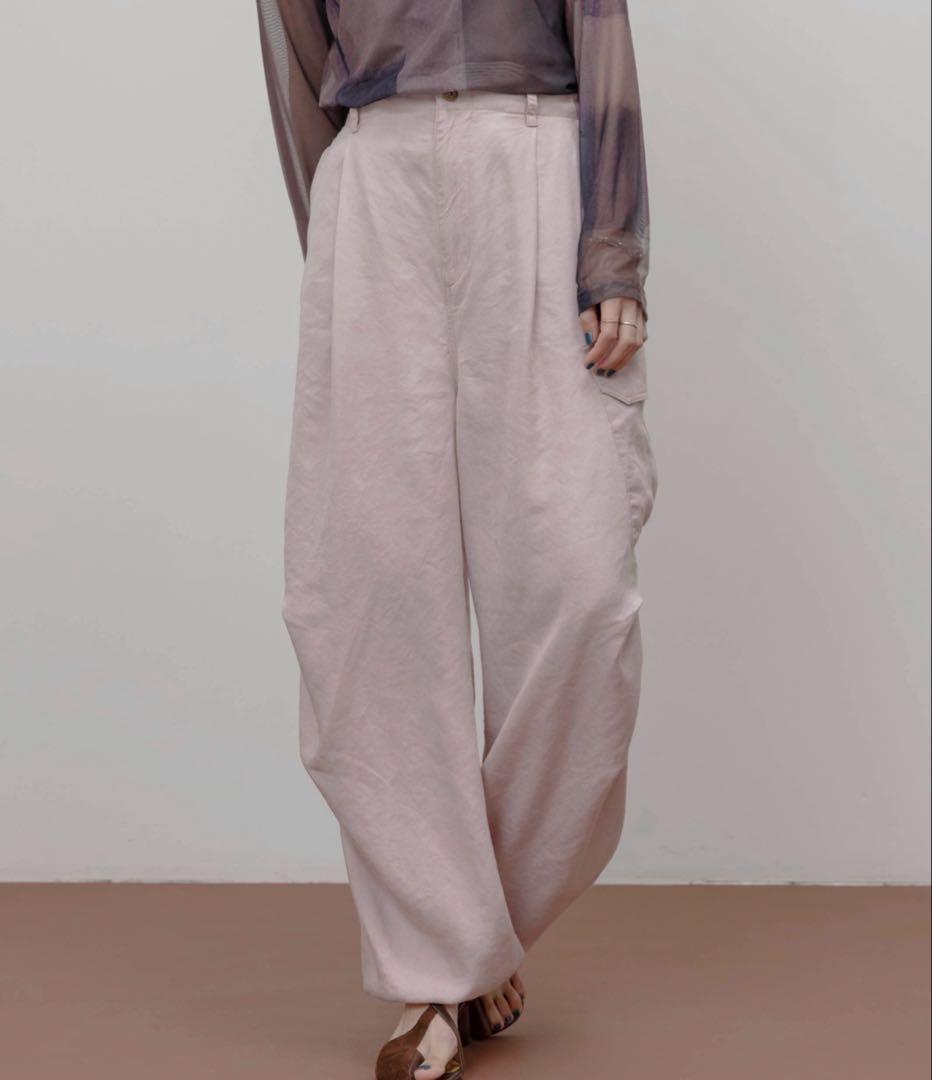 エイミーロウ　バイオ加工 アウトポケット カーゴパンツ