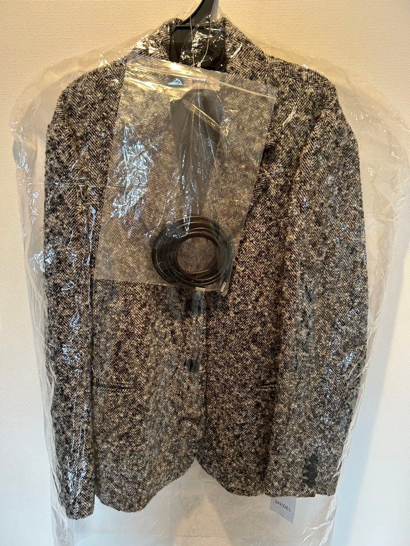 新品未使用　SNIDEL スナイデル　ベルテッドオーバーサイズジャケット