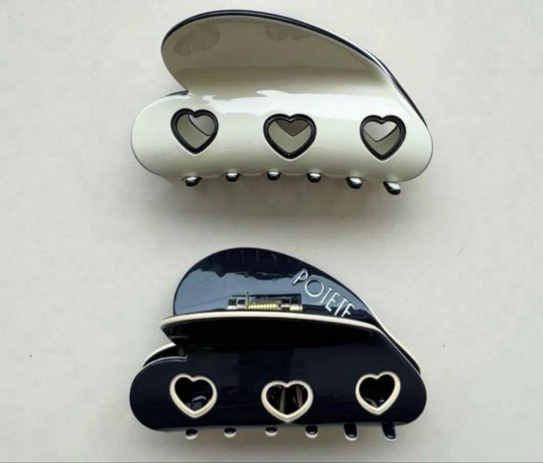 2色セット　ポテテ　ヘアクリップ 3heartclip タグ付き