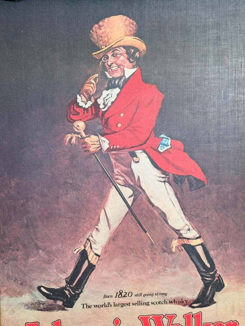 特大！ジョニーウォーカー Johnnie Walker 非売品 アンティーク看板