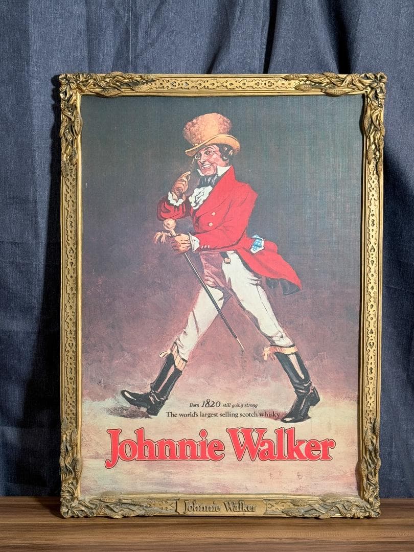 特大！ジョニーウォーカー Johnnie Walker 非売品 アンティーク看板