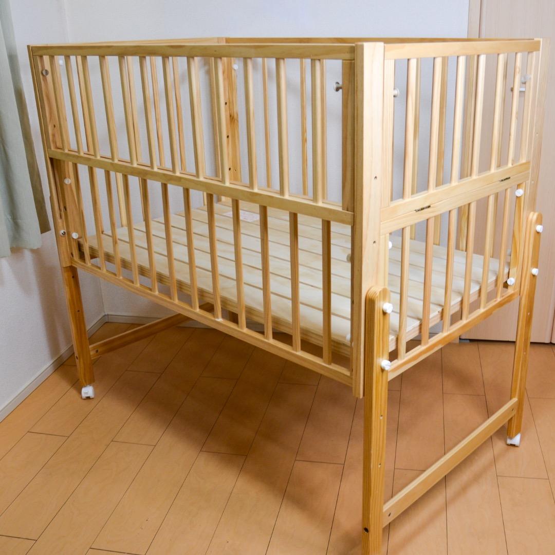 覚醒さん【良品】 トール Wオープン ベビーベッド yamatoya