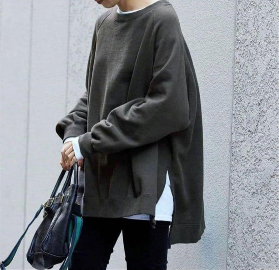 【FRAMeWORK】ラグランポンチョスウェット