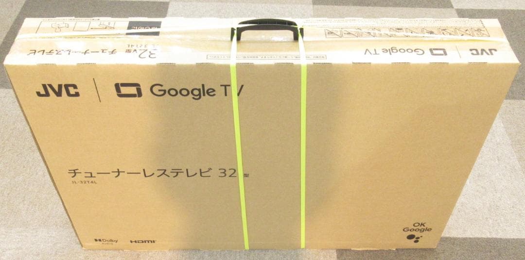 JVC チューナーレステレビ JL-32T4L 32V型 GoogleTV