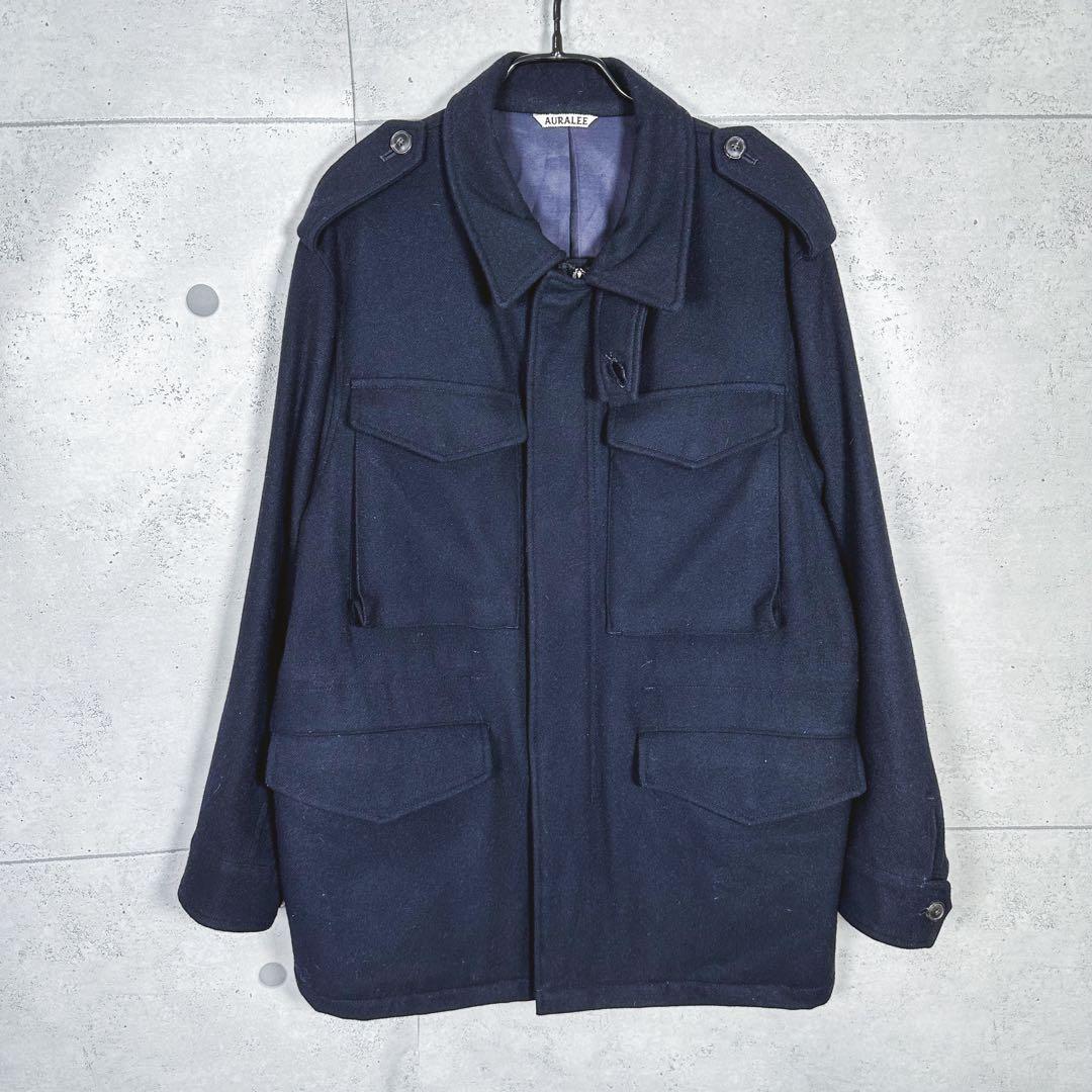 K*b様 美品AURALEE オーラリー　M-65 メルトンジャケット　3 ネイ