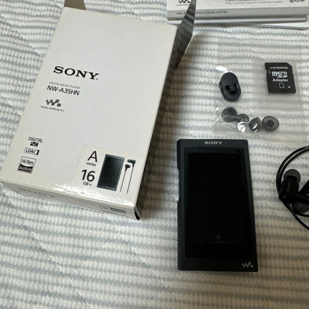 SONY ウォークマンNW-a35 ブラック チャコールブラック