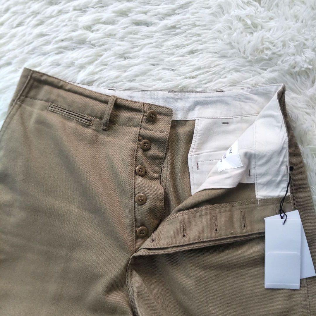 【新品未使用品】ハイク　アーミーチノパンツ　大きいサイズXL　ロゴ刻印ボタン