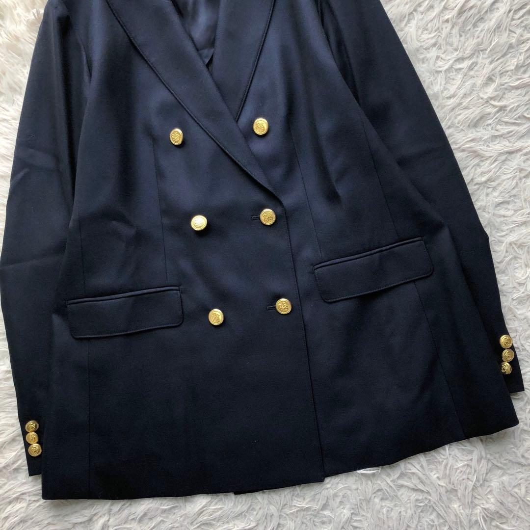 【25AW 未使用級 XL】ジェイプレス　紺ブレ　ウールシルク　伸縮　現行