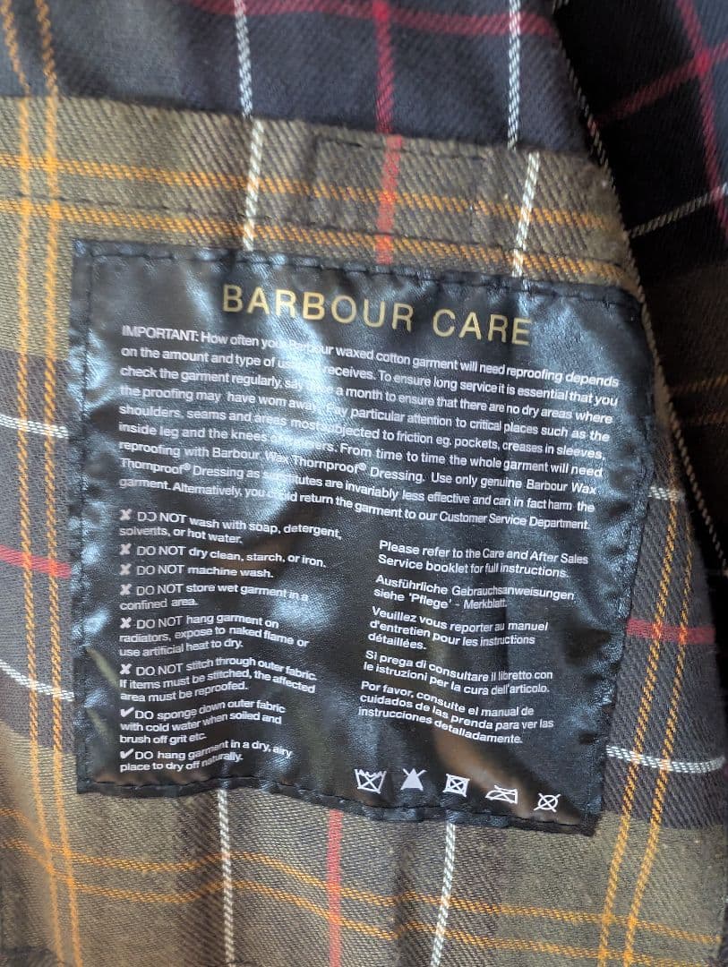 Barbour CLASSIC　BEDALE　オイルジャケット　オリーブ　34