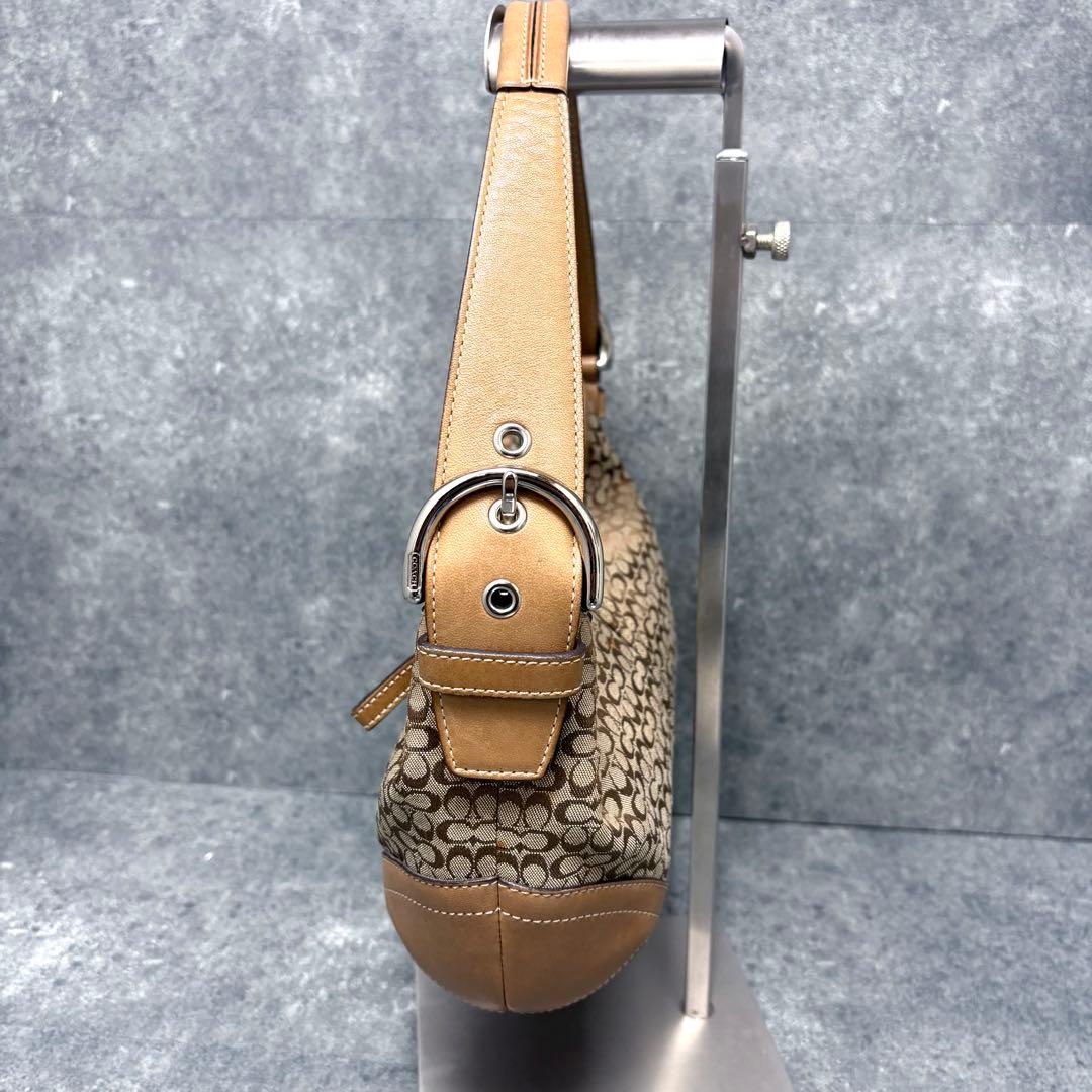 コーチ ショルダーバッグ ワンショルダー キャンバス ブラウン