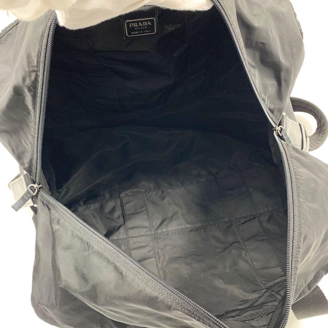 【✨美品✨】プラダ ボストンバッグ 2way 三角ロゴ ナイロン ブラック