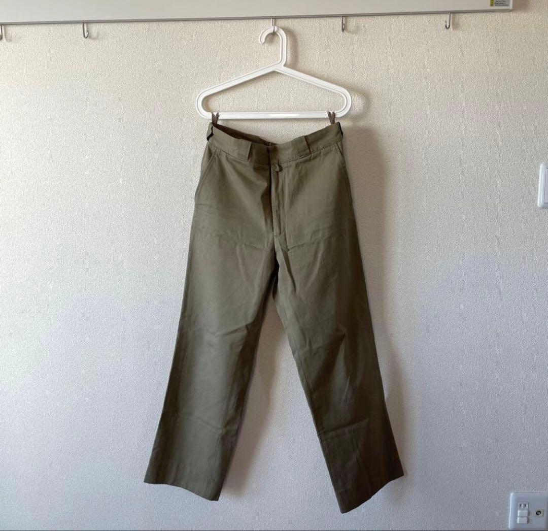 comoliコモリコットンギャバウォッシュドパンツ20ss 3