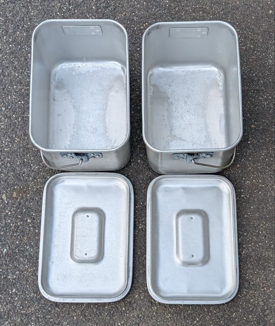 レトロ マツタカ アルミ製 アルマイト箱　アルミBOX バッカン 給食箱