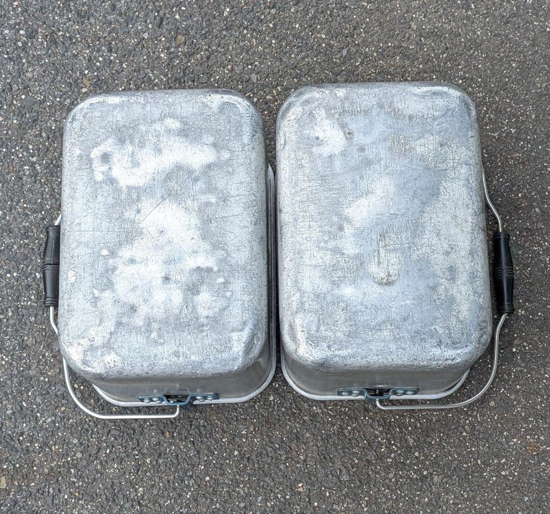 レトロ マツタカ アルミ製 アルマイト箱　アルミBOX バッカン 給食箱