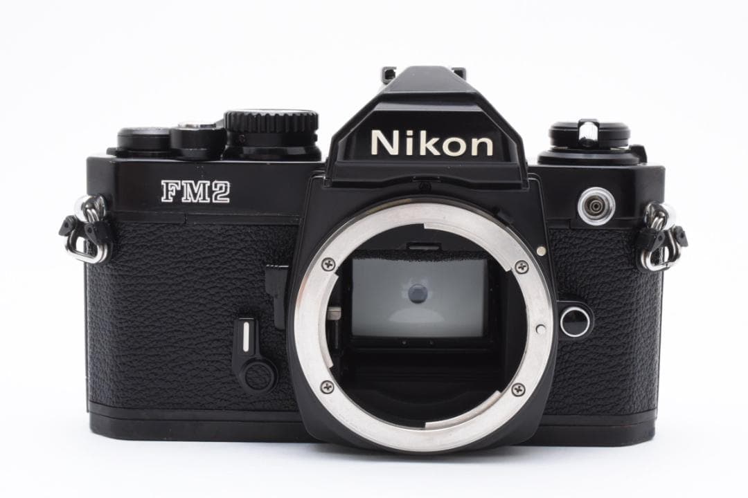 【動作良好】Nikon FM2 中期型ブラック◆露出計OK・モルト交換済み
