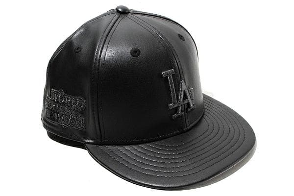 ニューエラ 59FIFTY Apple Leather ドジャース キャップ