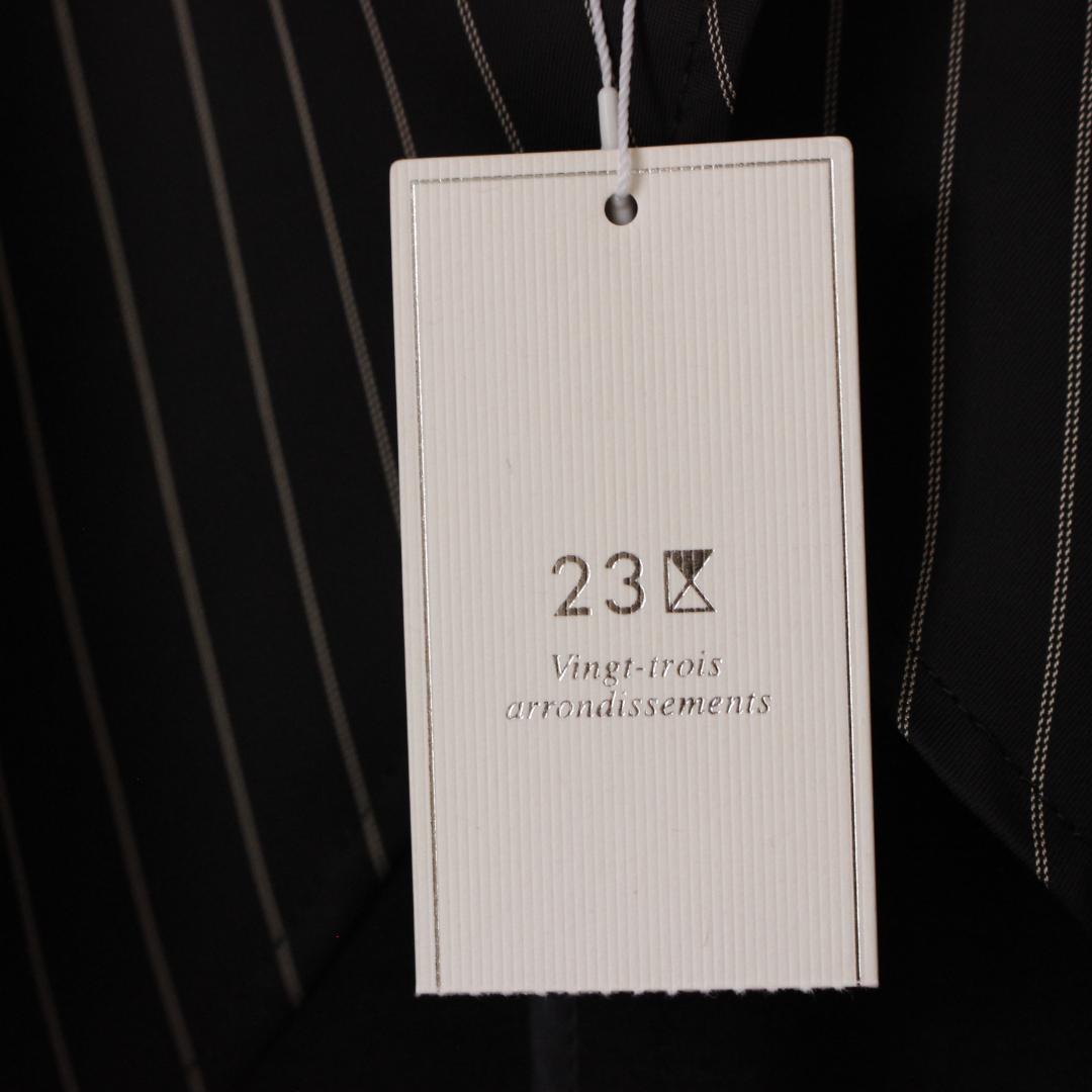 【新品タグ付き】23区 テーラードジャケット 4L ブラック ウール