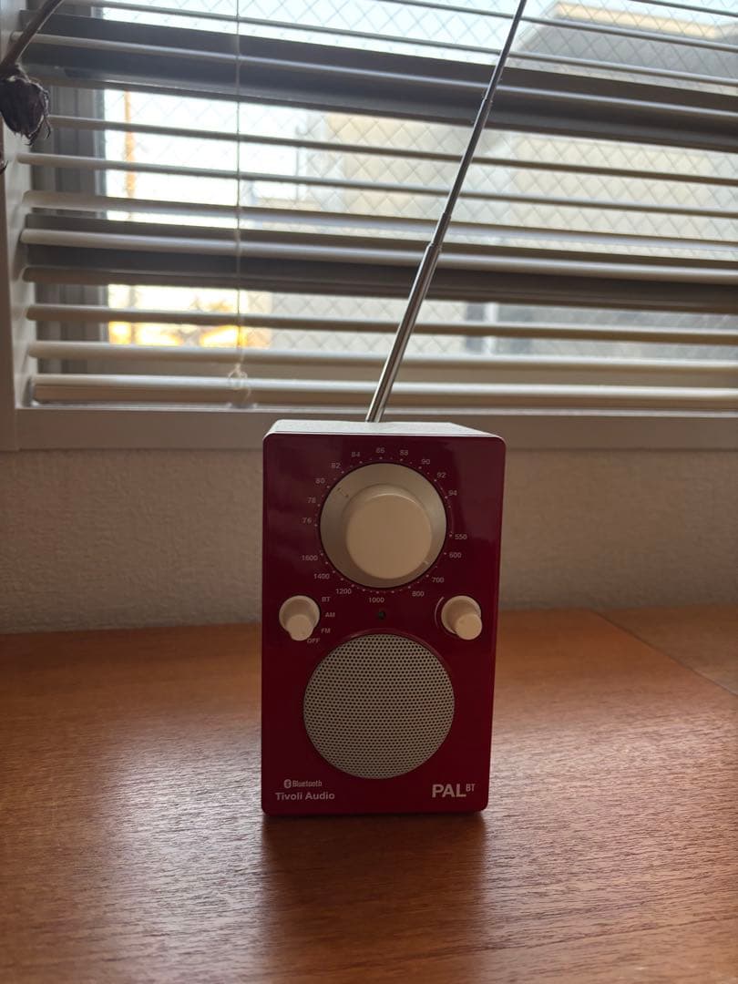 Tivoli Audio PAL BT 赤 ポータブルラジオ チボリオーディオ