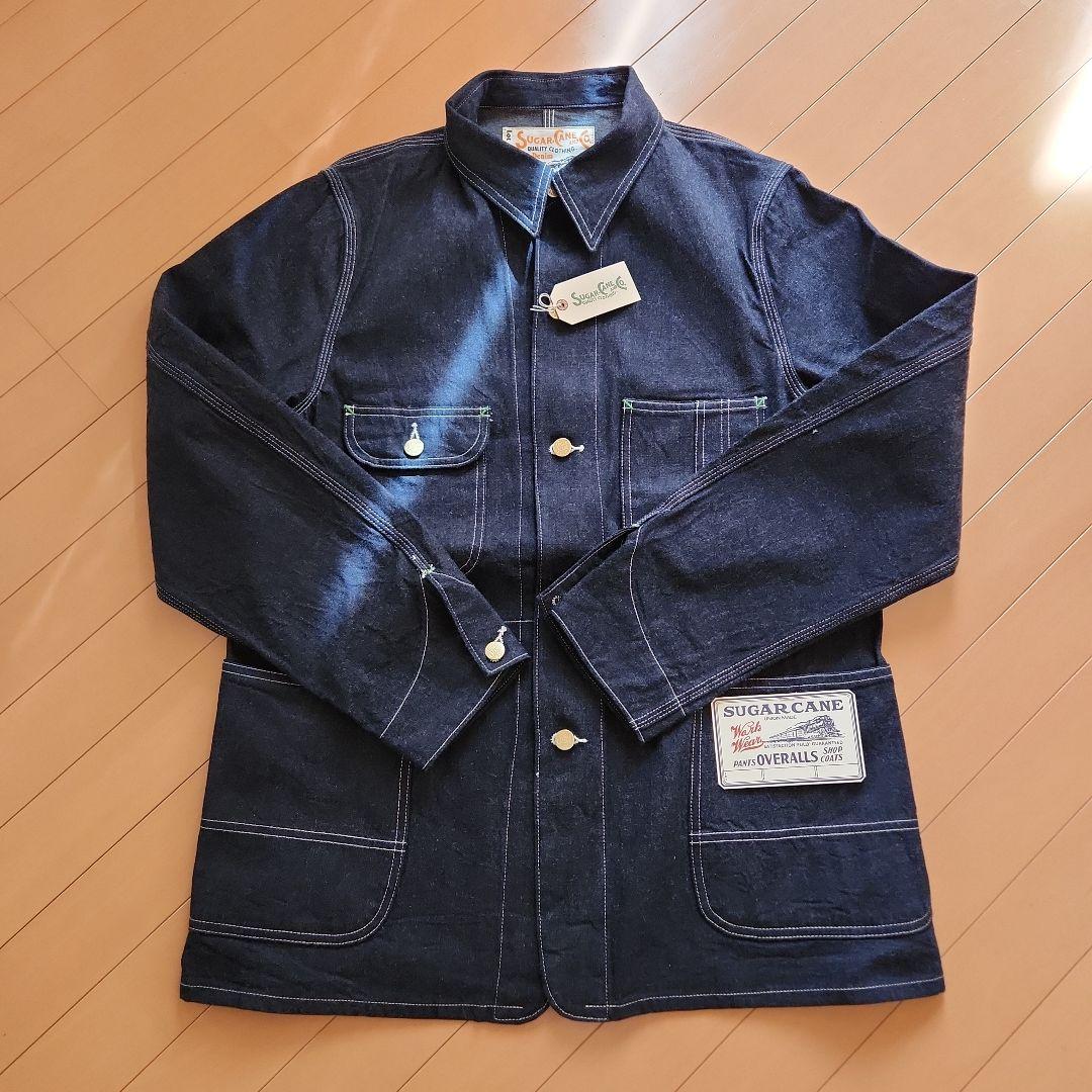 い*ラ様 SUGAR CANE ダークブルー カバーオール