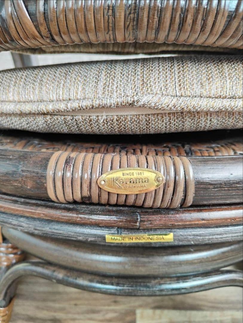 アウトレット未使用 KAZAMA カザマ オリッサ 回転座椅子 回転止機能付