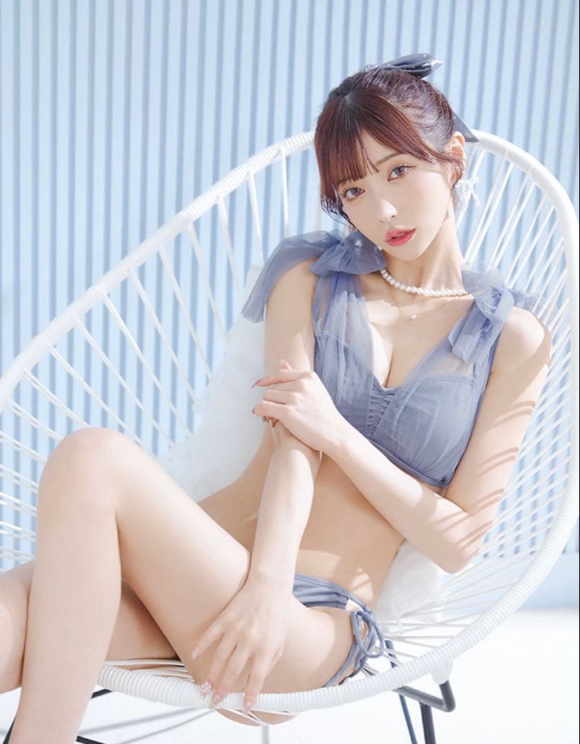 【お値下げ◯】sugar 水着 チュールリボン バストアップ ビキニ 2点セット