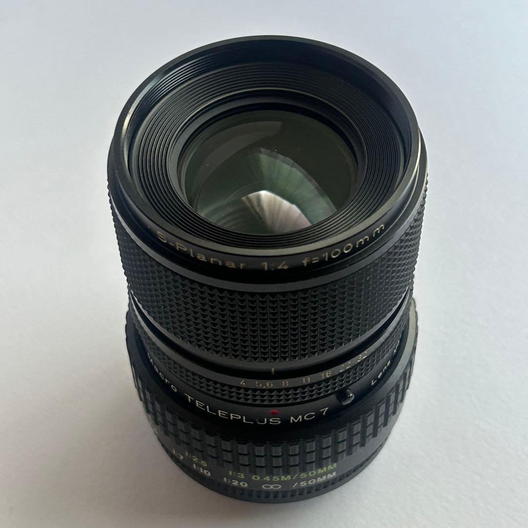 【レア物】CONTAX Zeiss S-Planar T* 100mm F4