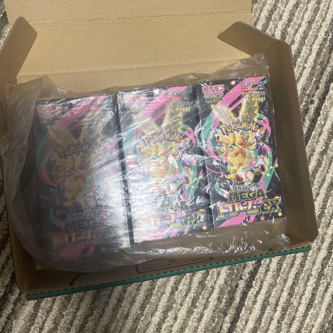 ポケモンカード MEGAドリームex 3BOX シュリンク付き未開封
