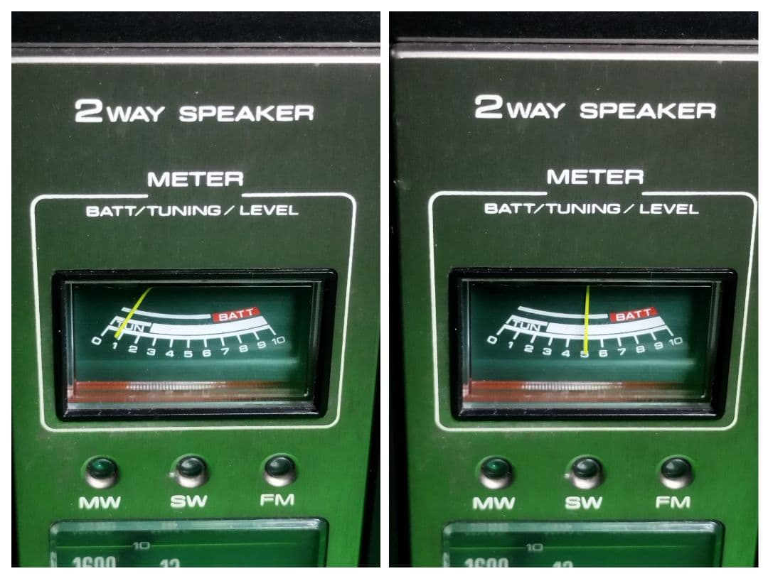 TOSHIBA　3BAND（AM・FM・SW 短波放送）ラジカセRT-580F