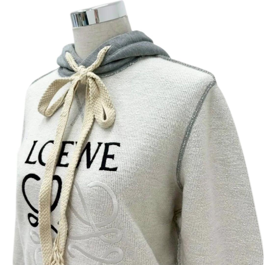 美品LOEWE ロエベ インサイドアウトデザイン パーカー XSアナグラム刺繍