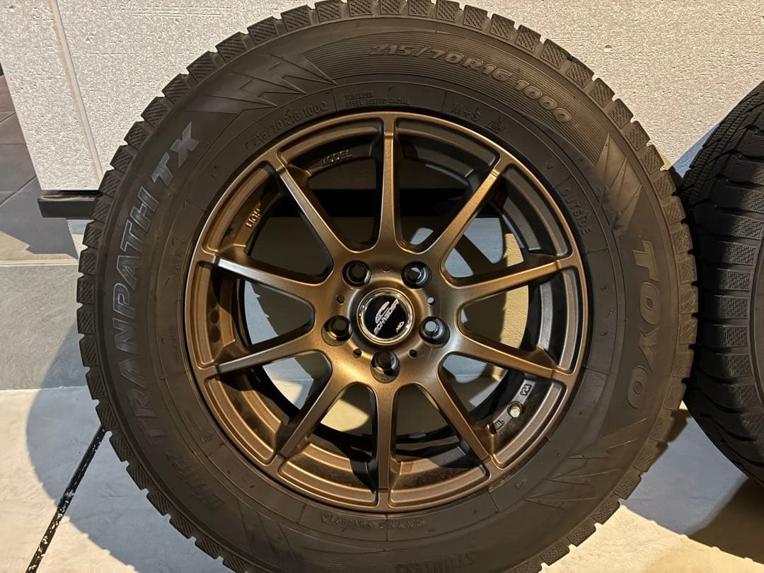 16インチ ブロンズスポークホイールセット