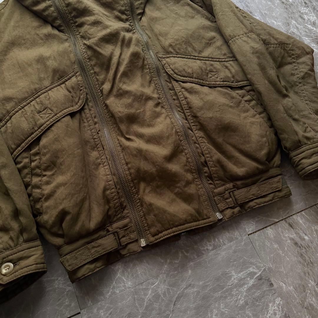 vintage dolce 短丈　変形ジャケット　ライナー付き　中綿入り