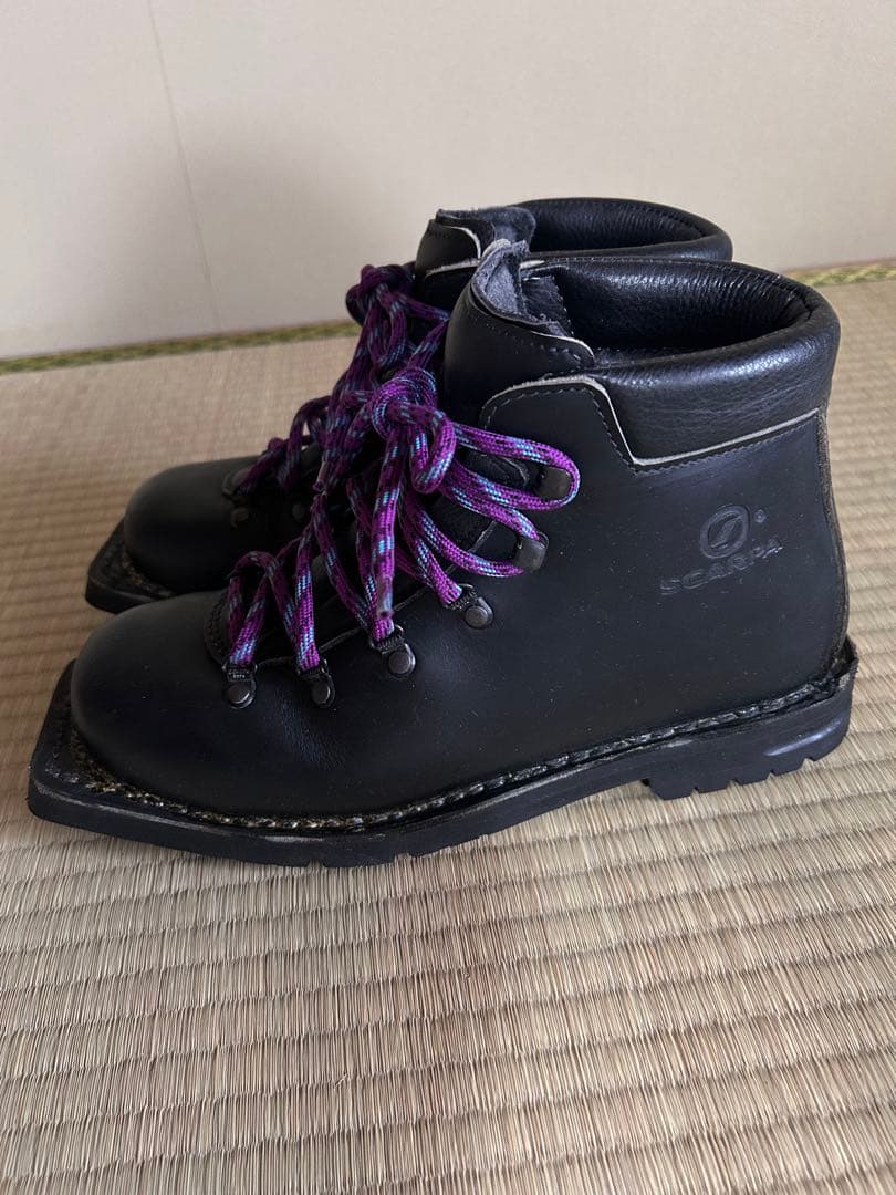 SCARPA テレマークブーツ 75mm 3ピン 黒 25cm