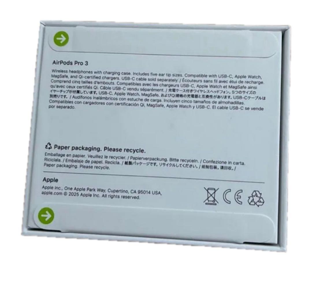 新品　未開封　AirPods Pro3 第3世代