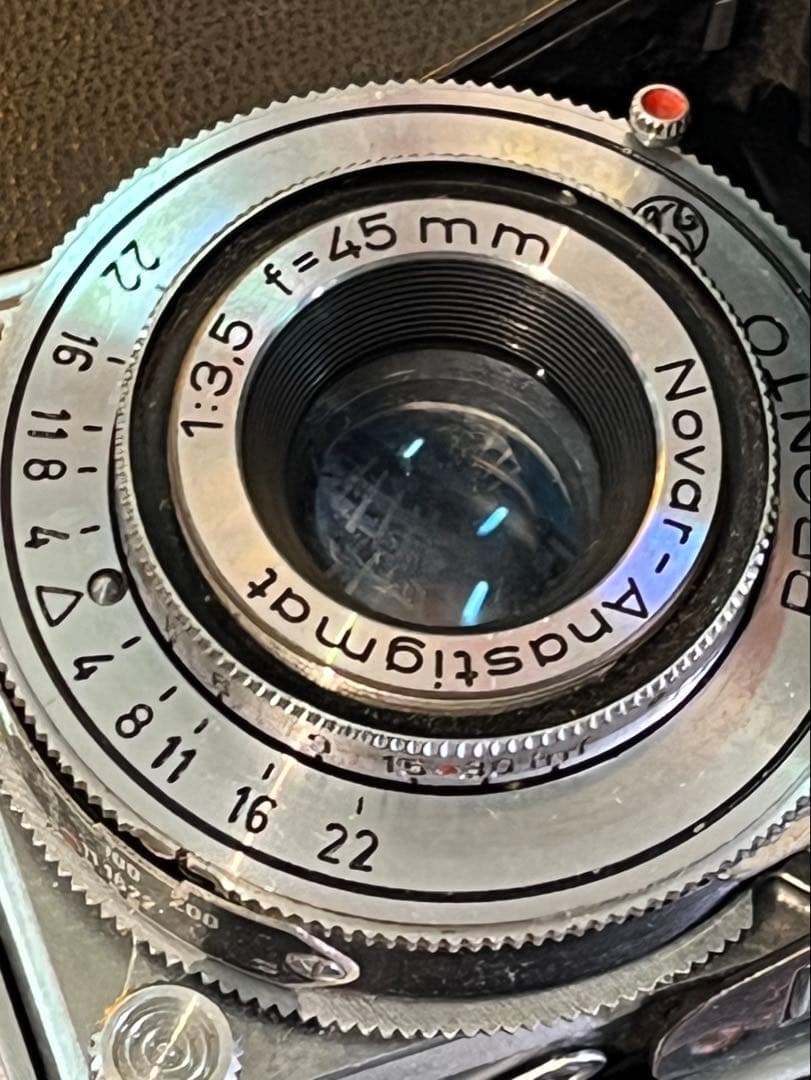 Zeiss Ikon Ikonta Novar45mm f3.5 蛇腹