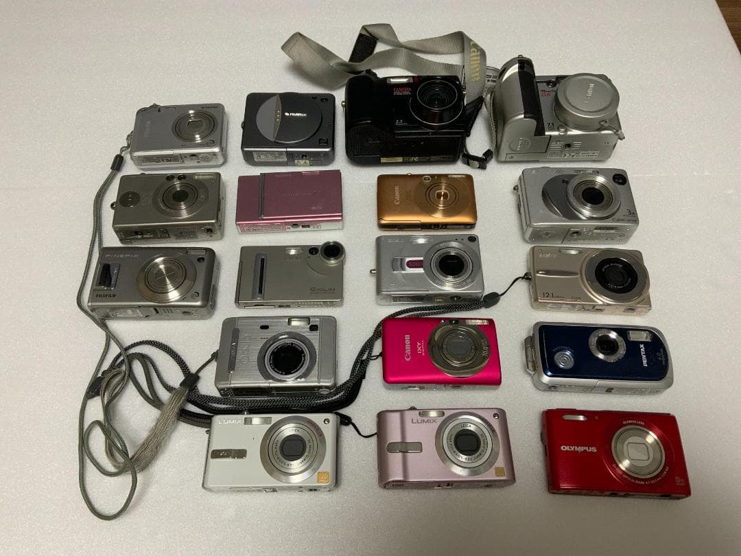 《コンデジ》Canon CASIO 他 ジャンクまとめ　18台 動作未確認