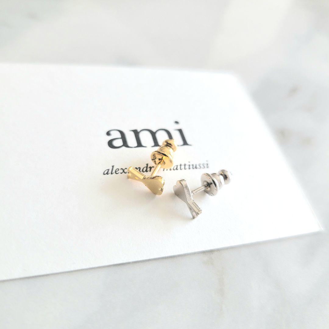【新品未使用】AMI PARIS/ ピアス 片耳　SL２個