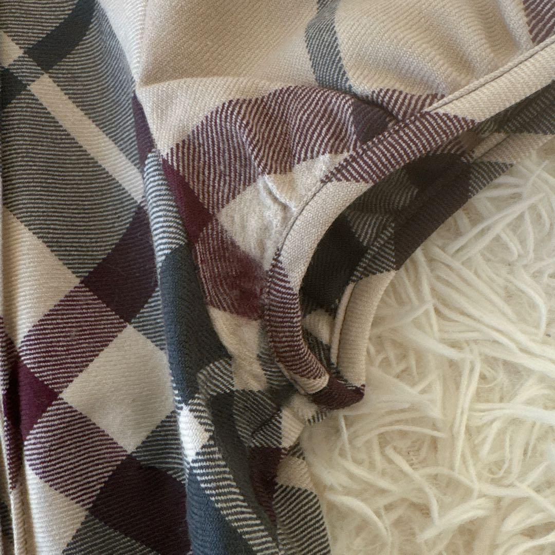 美品✨バーバリーブルーレーベル ノバチェックティアードワンピース ホース ベルト